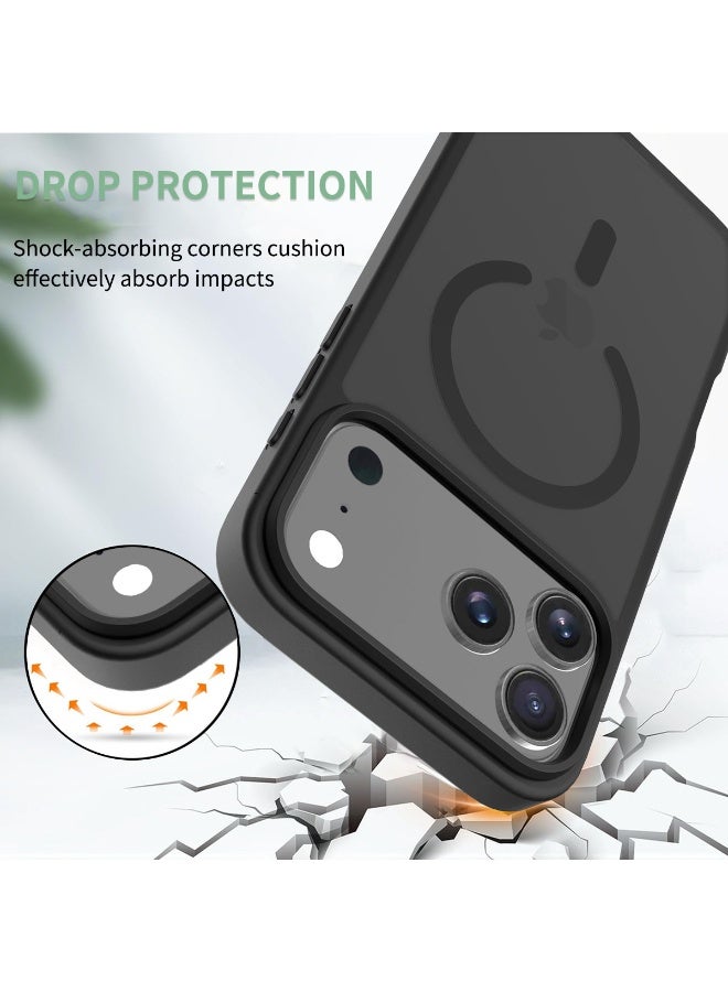 ZXING ‌Magnetic iPhone17 Pro Max Case Black MagSafe Slim 360 Drop Protection - Image 1